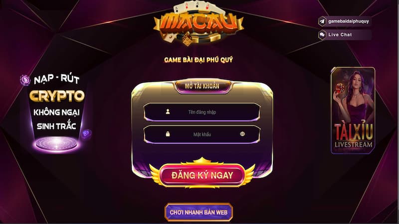 Hướng dẫn nạp tiền cho Game bài Maucau club