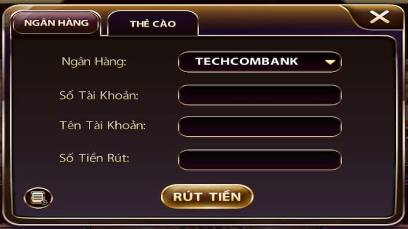 Các phương thức rút tiền tại nổ hũ thần quay